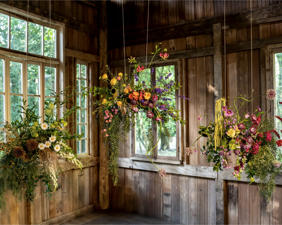 INSTALACIONES FLORALES: NUBE FLORAL