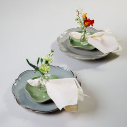 Servilleteros x4 Vidrio Soplado